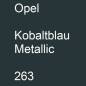 Preview: Opel, Kobaltblau Metallic, 263.